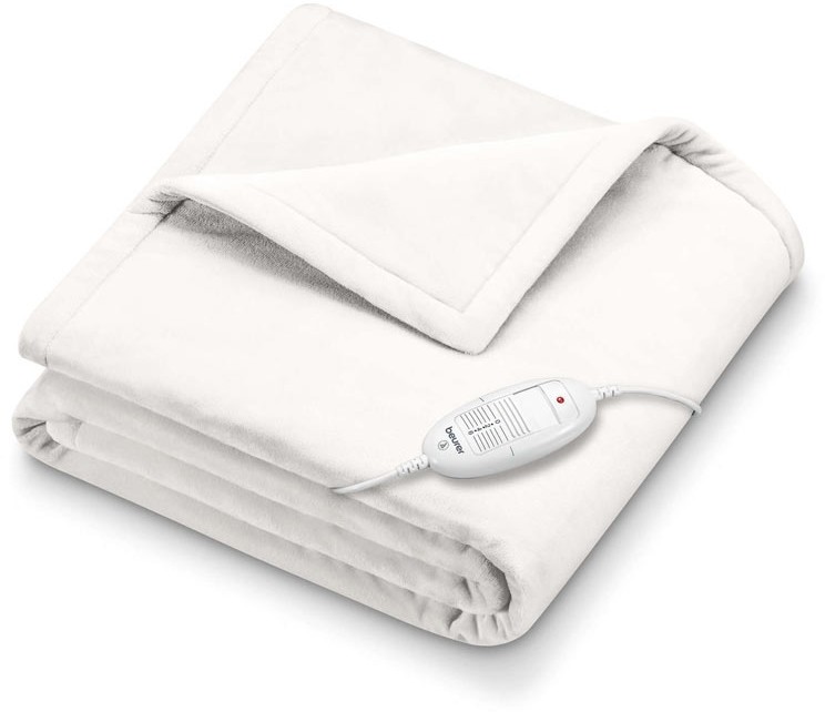 Beurer HD 75 Cosy White Koc rozgrzewający, biały polar 42416