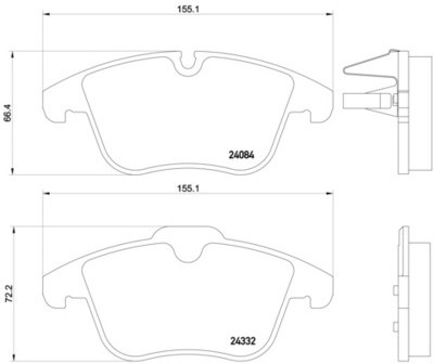 BREMBO P 61 106X P 61 106X