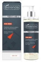 Bielenda Professional Bielenda Professional Supremelab Men Line głęboko oczyszczający żel do mycia twarzy 200g