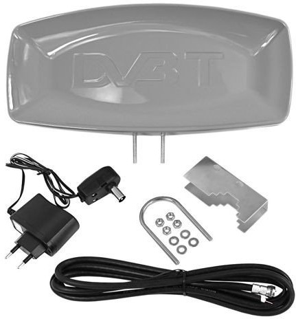 Antena zewnętrzna Tv Dvb-t Hd - Mocna 42dB MPEG-4