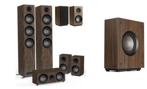 Jamo Kolumny S 809 HCS + S 810 SUB Orzech