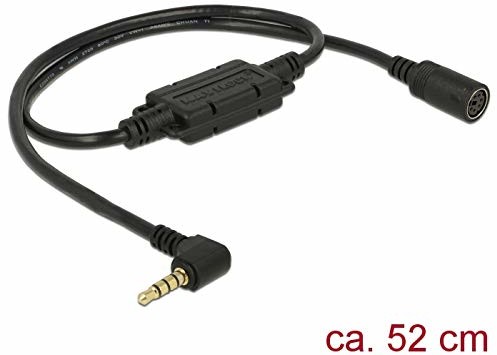 Navilock NAVILOCK Kabel połączeniowy MD6 gniazdo szeregowe > 3,5 mm 4-pinowe złącze jack 90 LVTTL 3,3 V 52 cm 62926