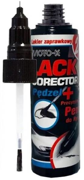 Akrylowy lakier zaprawka bezbarwny połysk 12ml