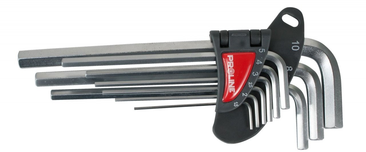 Profix Klucze imbusowe długie zestaw 1.5-10mm