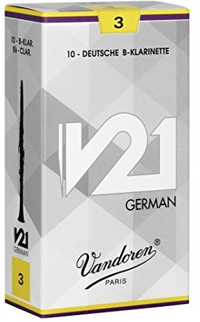 Vandoren CR863 V21 German arkusze do klarnetów, 10 sztuk, grubość 3 CR863