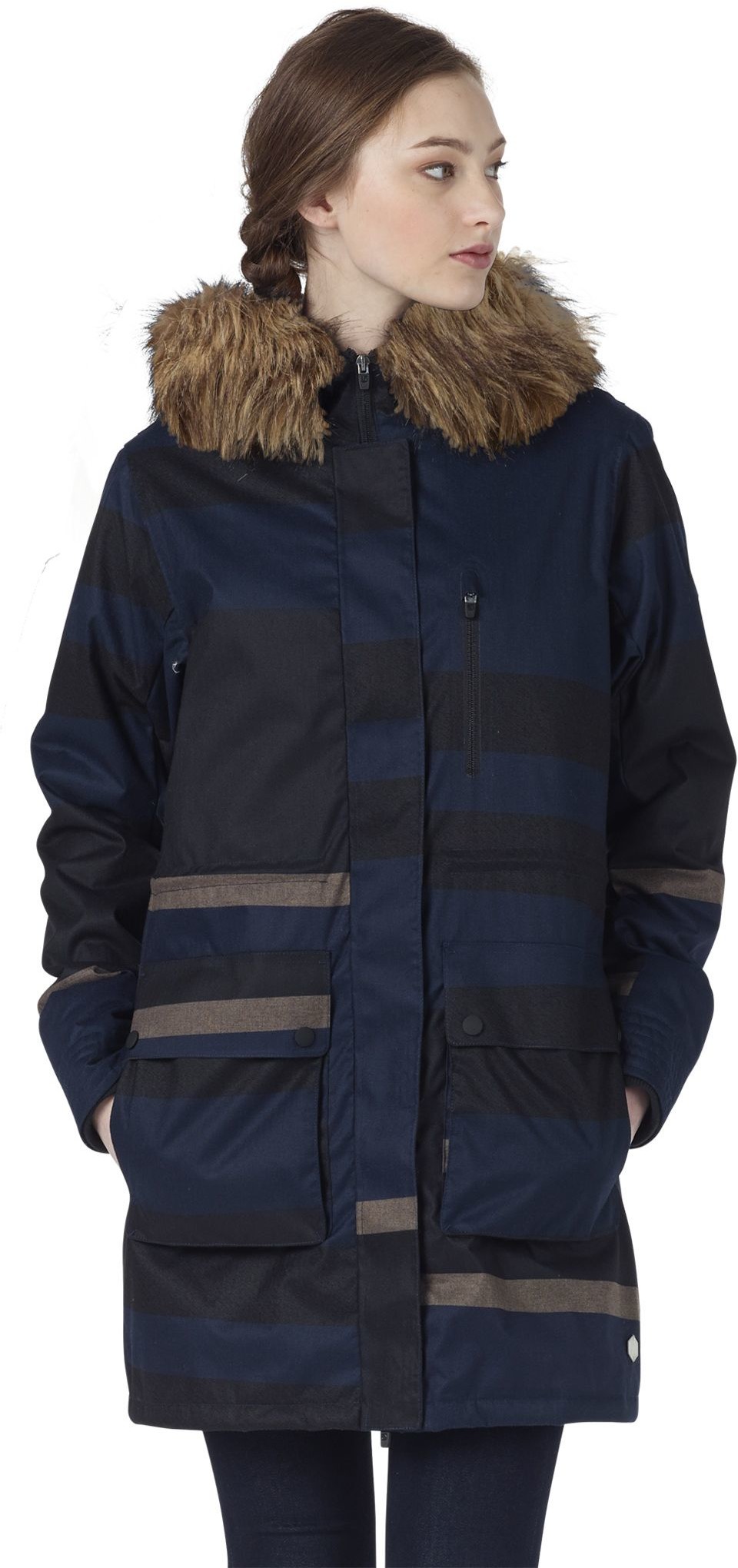 Burton kurtka damska OLYMPUS PIKE STRIPE