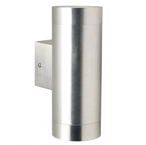 Nordlux Kinkiet zewnętrzny Tin Maxi 21519929 podwójna oprawa w kolorze aluminium