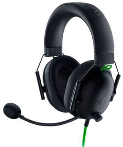 Razer Blackshark V2 X Czarno-Zielone (RZ04 03240100 R3M1)