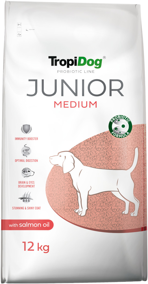 Tropidog Probiotic Junior Medium 12kg