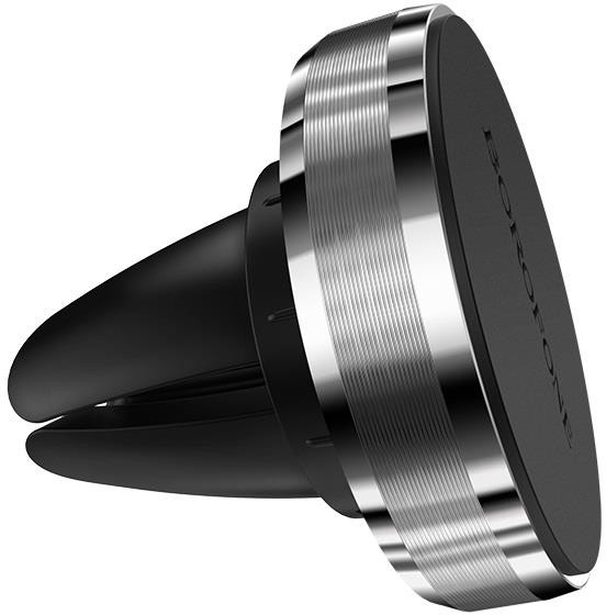 BOROFONE Borofone uchwyt samochodowy magnetyczny na kratkę aluminium srebrny BFO-BH8-S