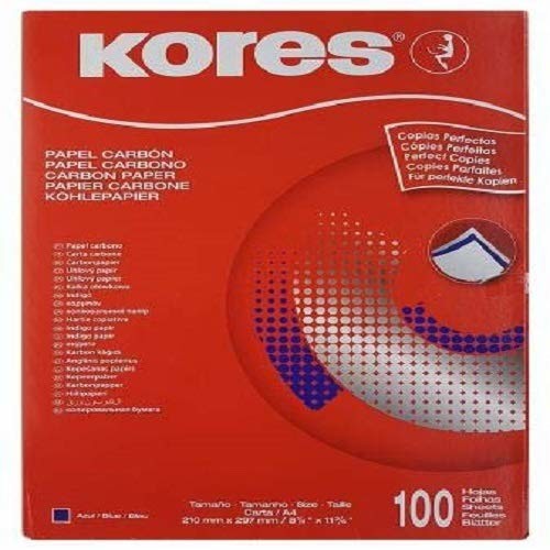 Kores Kores 78478P papier do kalkomania, DIN A4, niebieski, 100 arkuszy 78478P