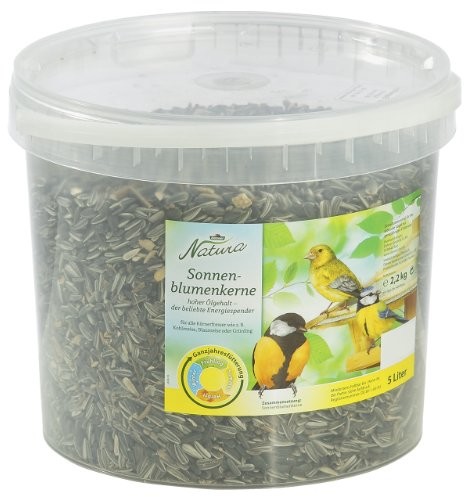 Dehner rozpychacz natura, słonecznika karmienia dzikich ptaków, 5 L (2.2 kg)