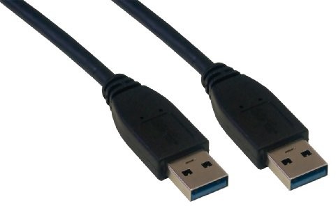 MCL samar MC923AA-2 m/N-USB 3.0 kabel, typ A, wtyczka, 2 m, czarna MC923AA-2M/N