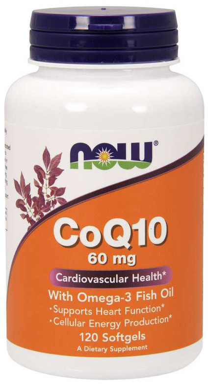 Now Foods NOW CoQ10 60mg 120caps