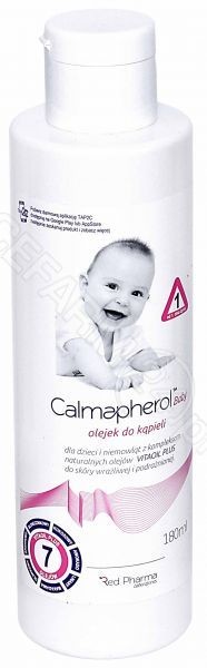 RED PHARMA LABORATORIES Calmapherol baby olejek do kąpieli 180 ml