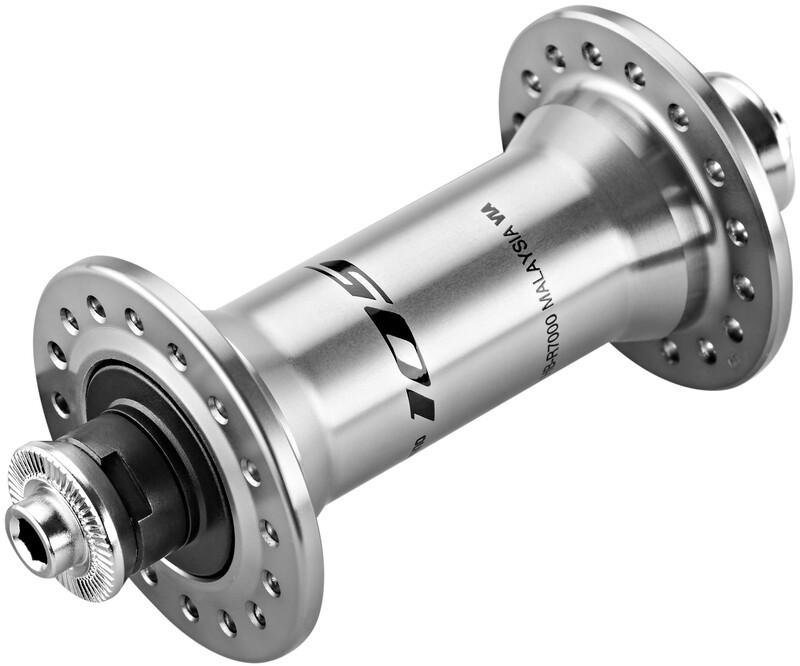 Shimano HB-R7000 Adapter przedniej piasty, silver 36H 2020 Piasty szosowe E-HBR7000AS