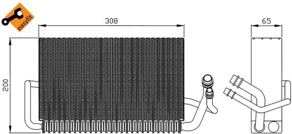 NRF Parownik, klimatyzacja NRF 36121