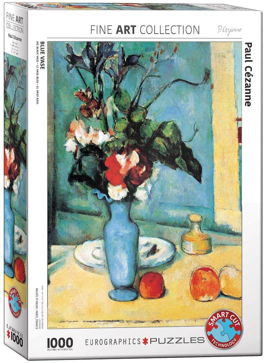 Eurographics Puzzle 1000 Cezanne vlue Vase 6000-3802 -