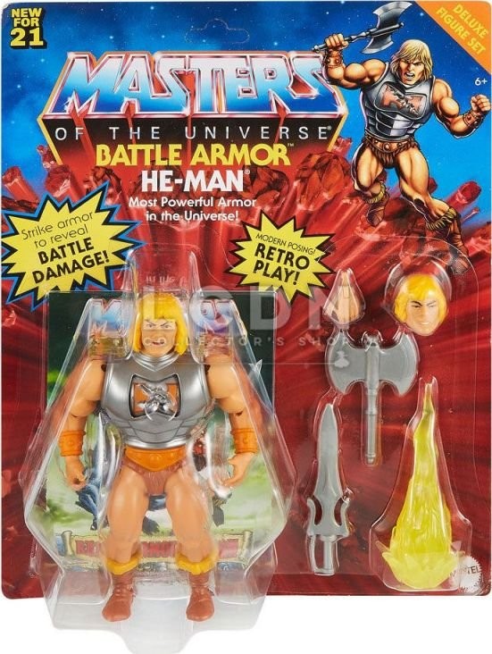 Mattel Figurka Masters of the Universe Origins Battle Armor He-Man GVL76 GVL76