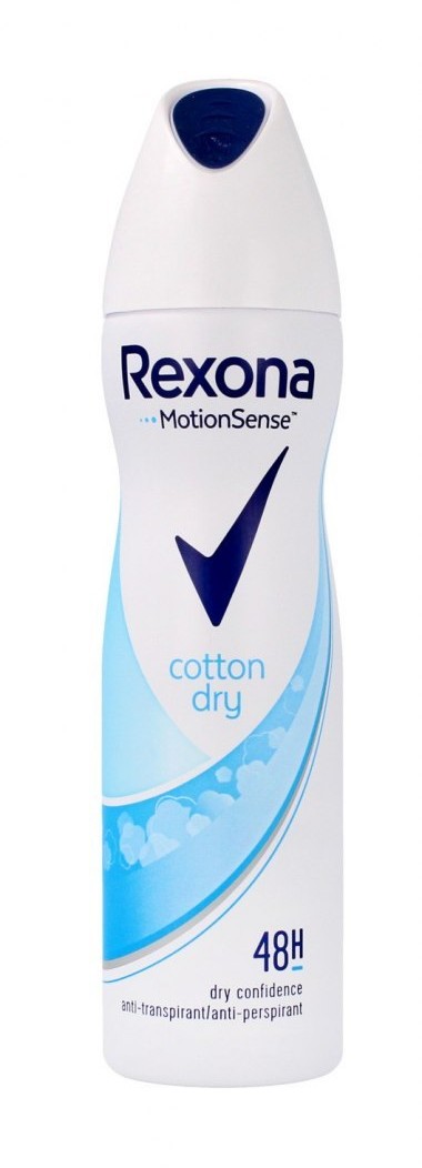 Rexona UNILEVER Motion Sense Woman Dezodorant spray Cotton Dry 150ml 32282
