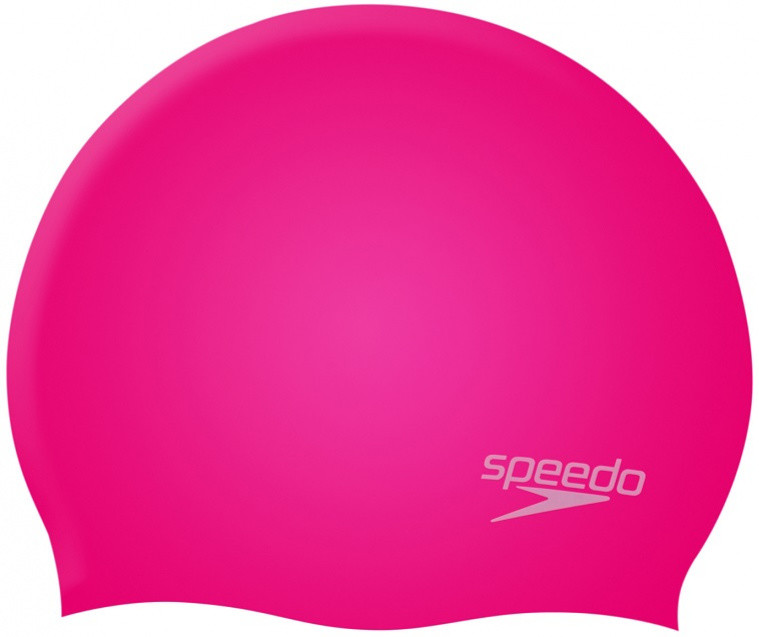 Speedo plain moulded silicone junior cap