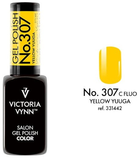 VICTORIA VYNN VICTORIA VYNN Lakier hybrydowy Gel Polish Color 307 Yellow Yuuga 8 ml Anime Vibe VIC000662