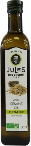 JULES BROCHENIN (oleje i oliwy) OLEJ SEZAMOWY VIRGIN BIO 500 ml - JULES BROCHENIN BP-3375190015019