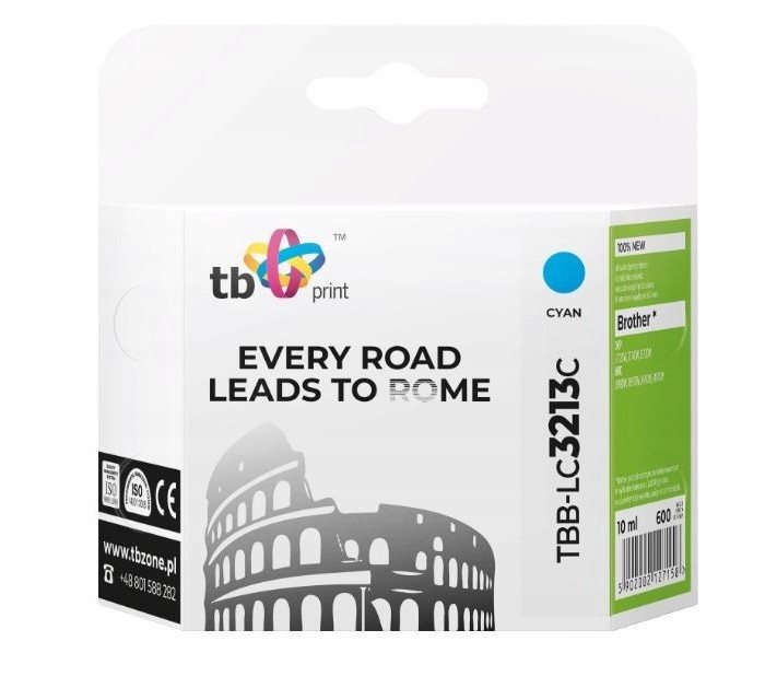 Tusz do Brother DCP-J722DW Black TBB-LC3213C 100%