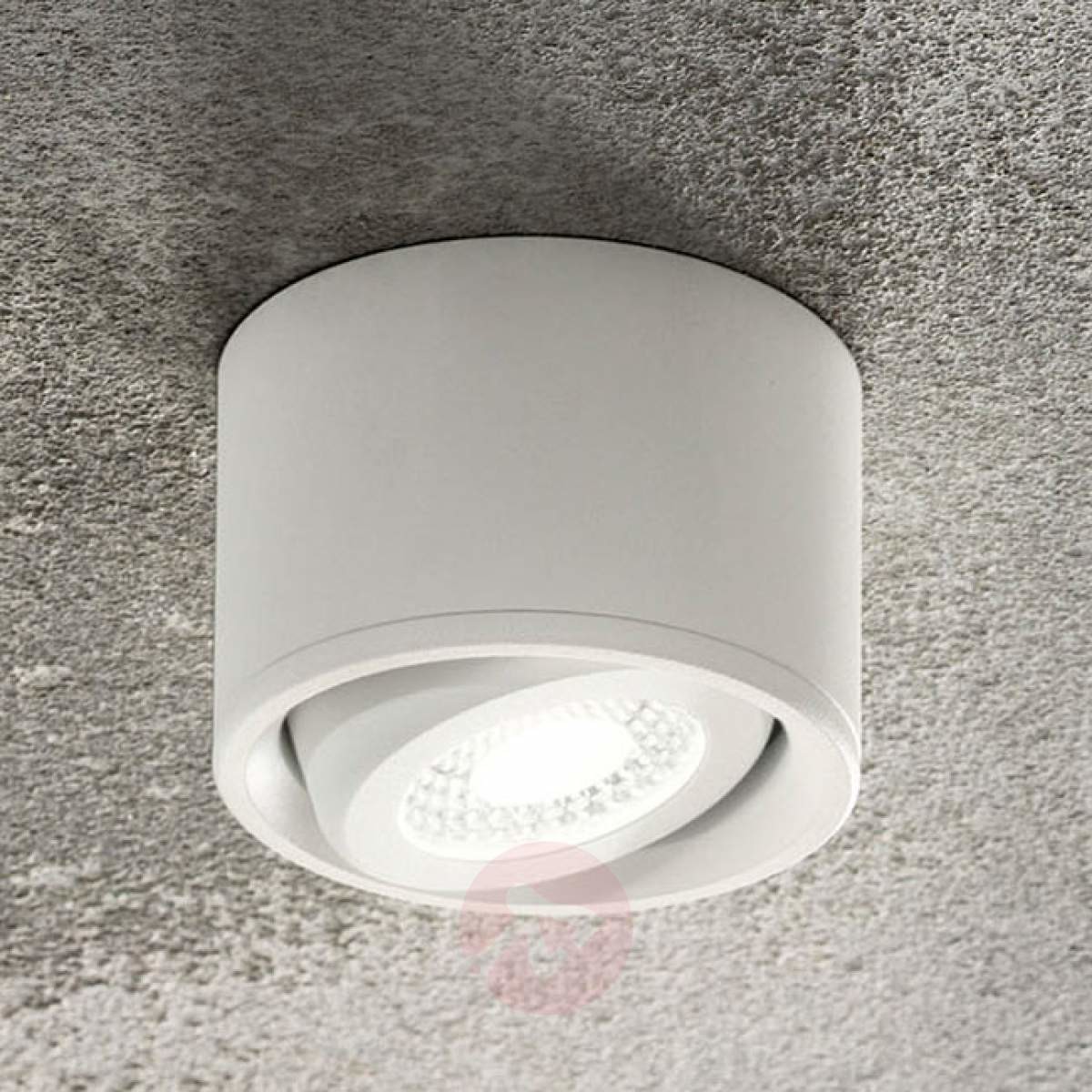 Fabas Luce Odchylana głowica downlight LED Anzio, biały