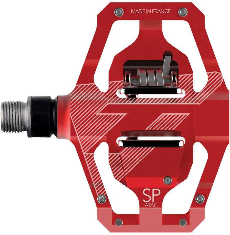 Time Speciale 12 Enduro Pedals incl. ATAC Cleats, czerwony 2022 Pedały MTB 3362035