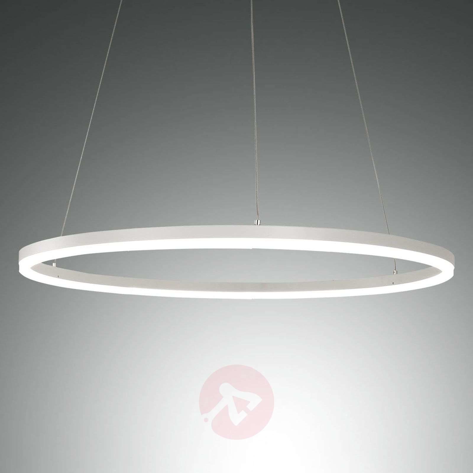 Fabas Luce Lampa wisząca LED Giotto, 1-punktowa, biała
