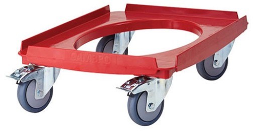 Cambro Wózek do termosów, czerwony | Camdolly CD3253EPP158