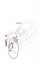 NEW HOLLAND CASE Lampa lewa CNH 84340283 - 87700669 84340283