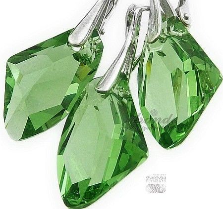 Arande Swarovski Kolczyki+Wisiorek Galactic Peridot 3418184581