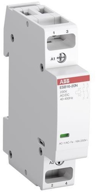 ABB Esb16-20n-01 installation contactor 2no/0nc 24v ac/dc 1SBE111111R0120