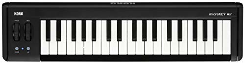 Korg MICROKEY2-37AIR Bluetooth bezprzewodowy i USB kontroler MIDI - 37 klawiszy - czarny MKEYAIR37