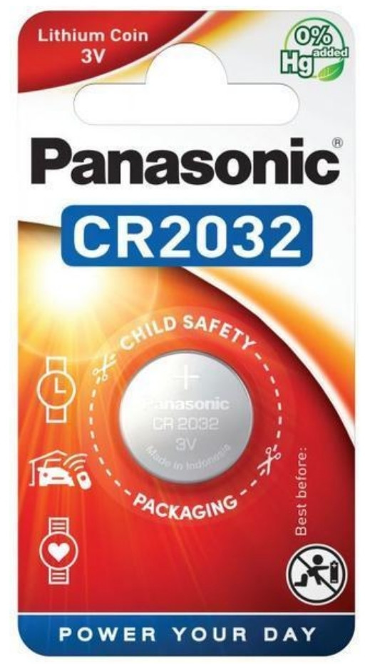 Panasonic BATERIA LITOWA CR2032 - 1szt blister BK-CR2032-1B [6957243]