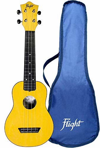 Flight Flight, Ukulele sopranowe z 4 żyłkami, żółte (TUS-35YW) TUS-35YW