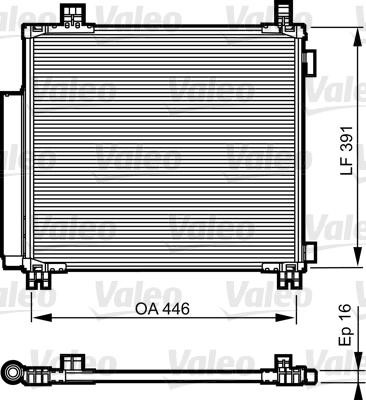 VALEO skraplacz 814220