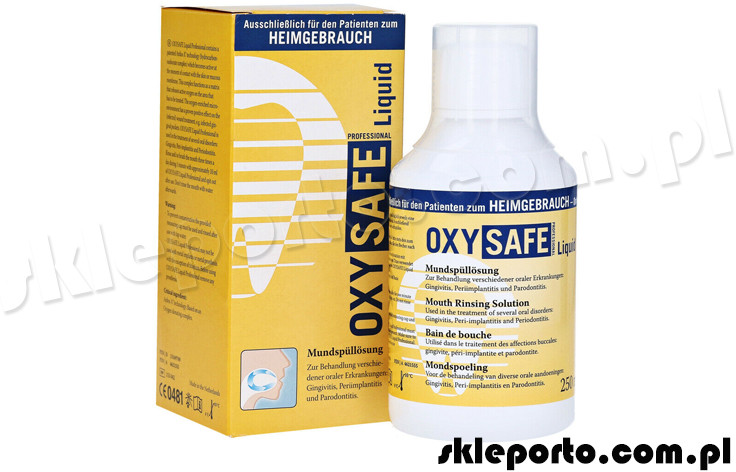 MIRADENT OxySafe 250 ml płyn z aktywnym tlenem