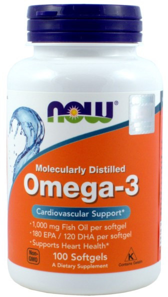 Now Foods OMEGA-3 1000MG 100 KAPSUŁEK