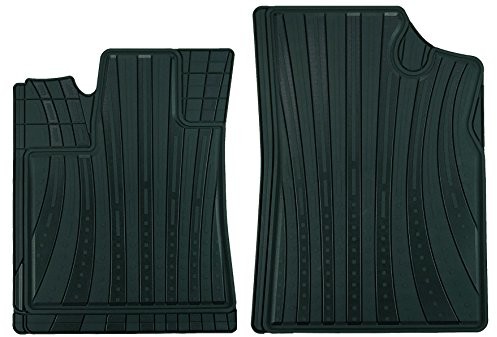 CarFashion Dywaniki samochodowe  279570 LEMANS lmpx | mata we wszystkich warunkach AB1 | mata z przodu 2-częściowy | TPE mata gumowa CZARNA | zestaw bez uchwytu do Matte 279570