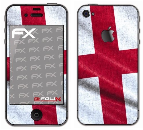 Displayschutz@FoliX atFoliX piłka nożna 2012 Polska flaga designerska folia do Apple iPhone 4 / 4s 4052924002413