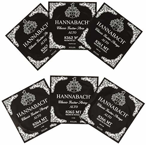 Hannabach 652807 Set Saiten für Klassikgitarre, Hohe Spannung SET 836MT BLACK