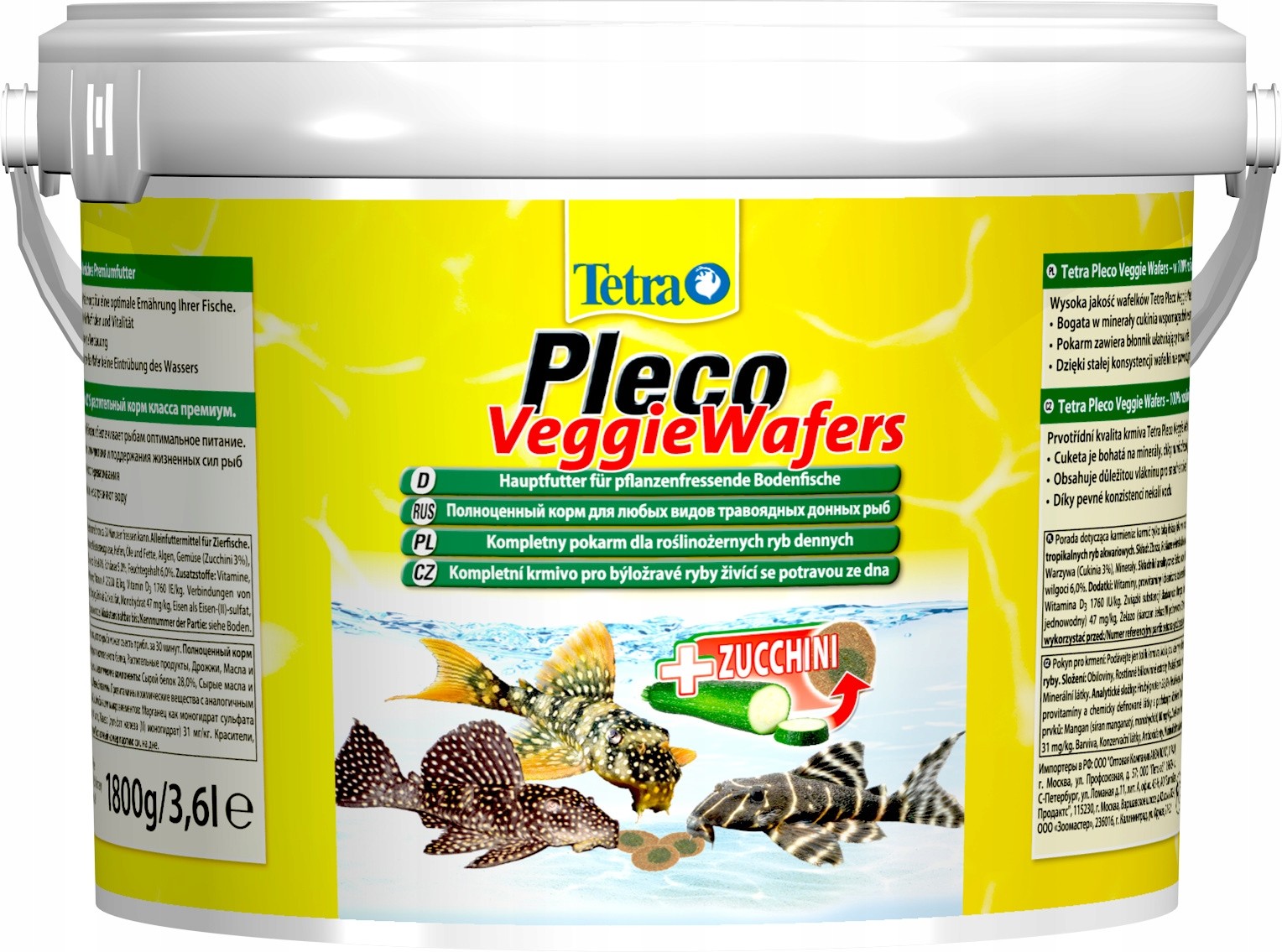 Tetra Pleco Veggie Wafers 3,6 l