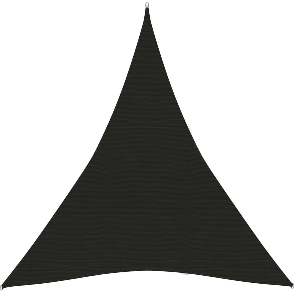 vidaXL Żagiel przeciwsłoneczny, 160 g/m, czarny, 4x5x5 m, HDPE 311756