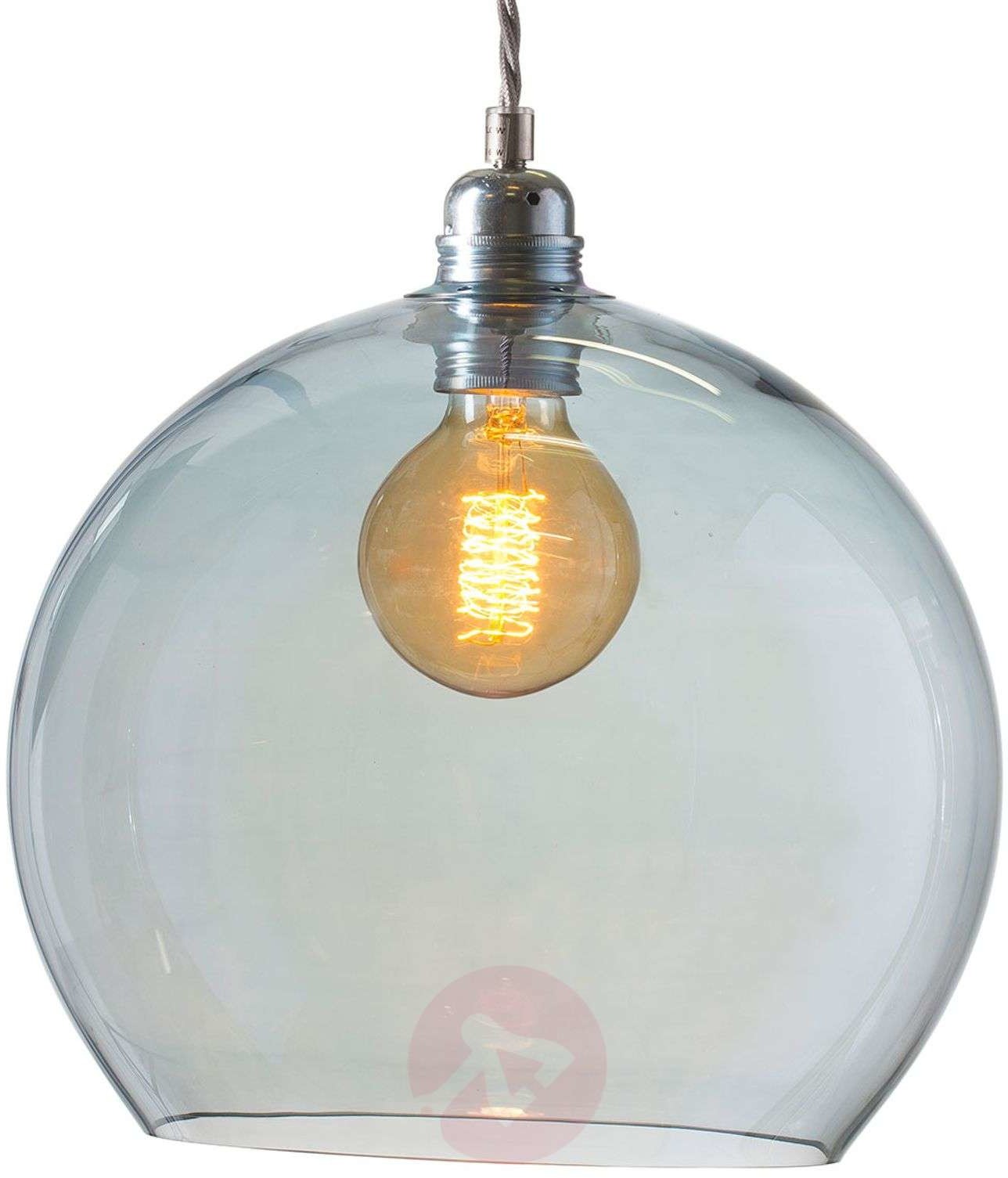 EBB & FLOW EBB & FLOW Rowan lampa wisząca niebieska  28cm
