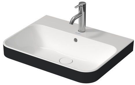 Duravit Happy D.2 Plus 60x46 cm antracytowa mat/biała 2360606160