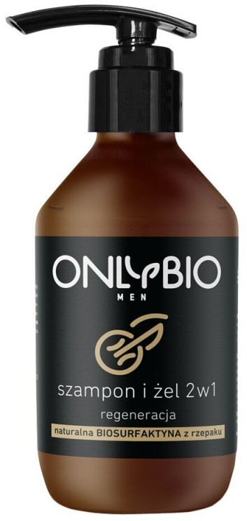 Bio Only Only Szampon i Żel 2w1 dla Mężczyzn Regeneracja, 250ml 5902811781220