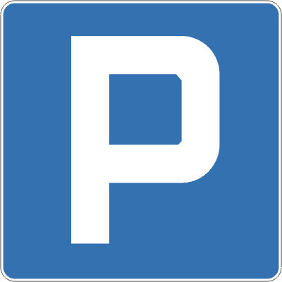 Znak drogowy informacyjny D-18 Parking